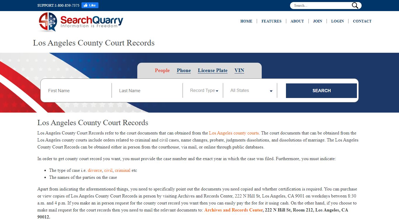 Los Angeles County Court Records - Search County Court ...